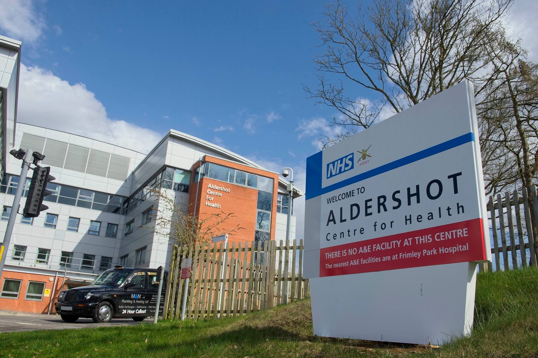 Exterior of Aldershot Centre for Health