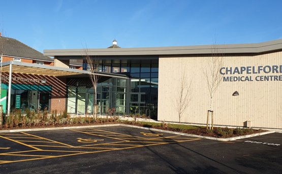 Chapelford Medical centre external building 