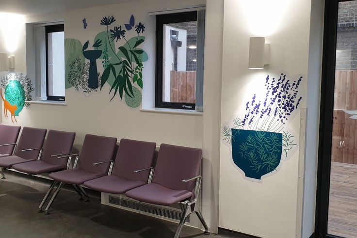 Wellington health centre reception 