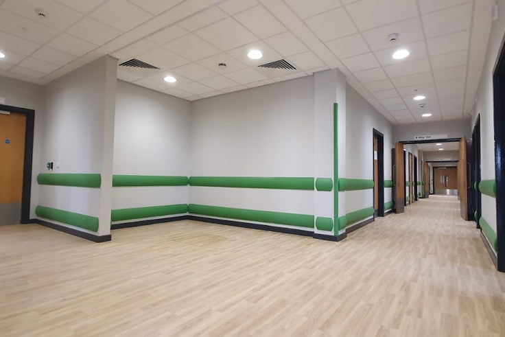 Rotherham community health centre corridor 