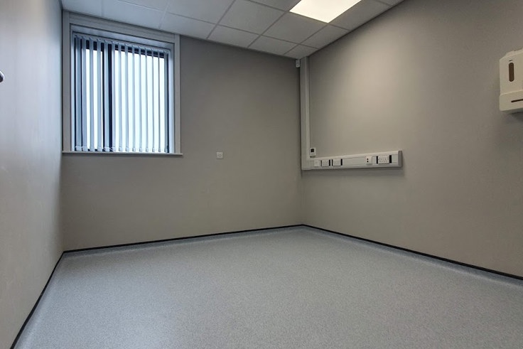Empty room at Rotherham health centre  