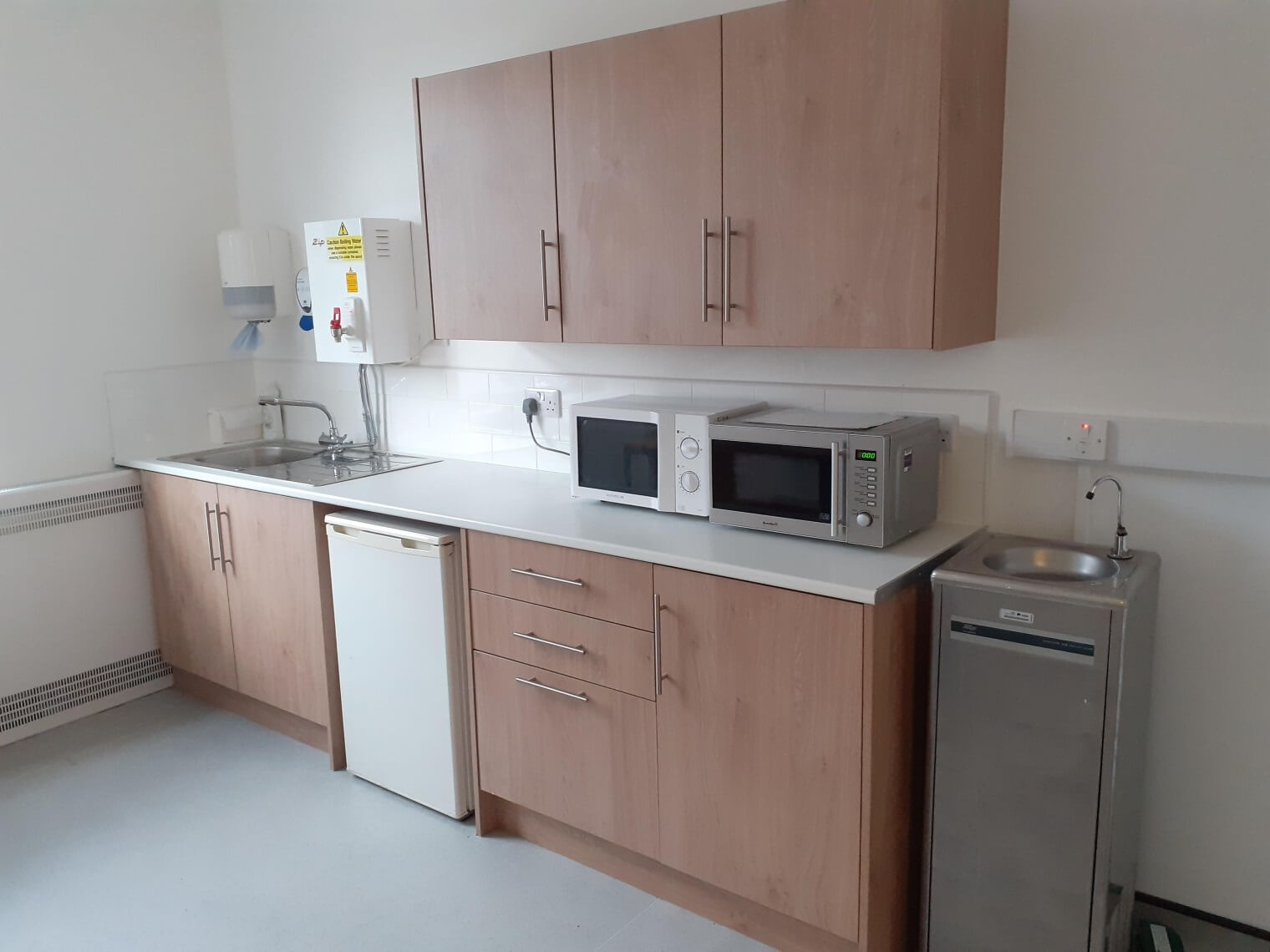 Creating ‘healthy spaces’ for NHS staff: refurbishing a health centre’s staff kitchen