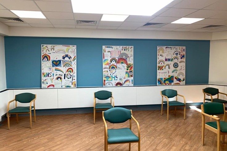 Seating room at Amersham health centre 