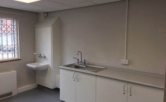 Sink at Beeston Health Centre 