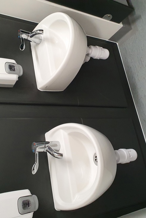 Handwash Sinks at Edgerton and Dunscar Health centre 