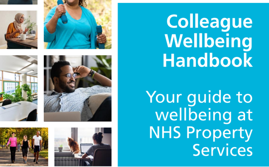 NHSPS Colleague wellbeing handbook cover 
