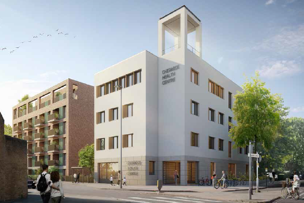 Architect's design for Chiswick Health Centre