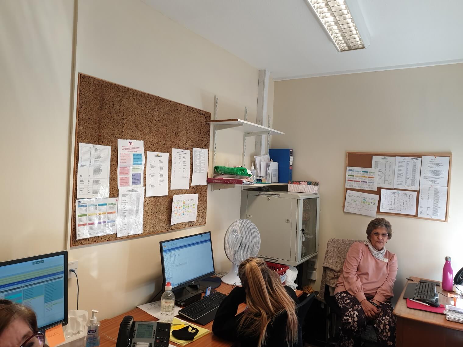 Improving admin area to support NHS staff