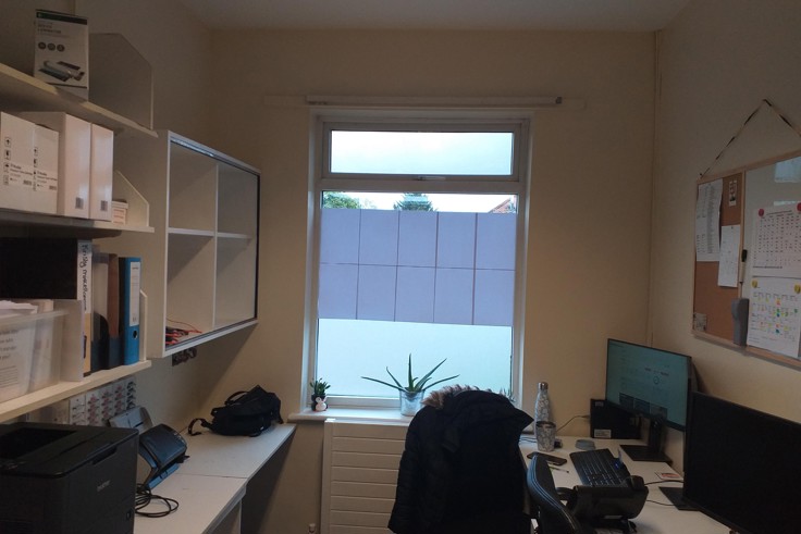 Image of office and window inside Shepperton Health Centre