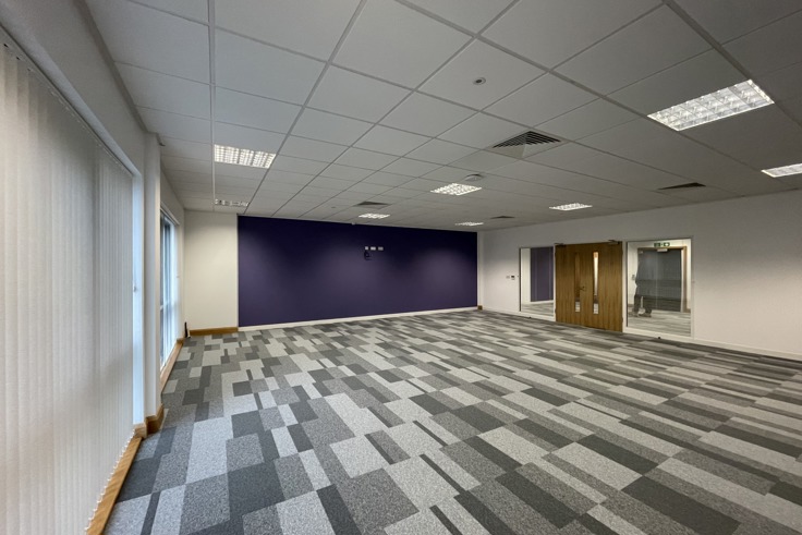 Internal image of large meeting room inside Fusion House