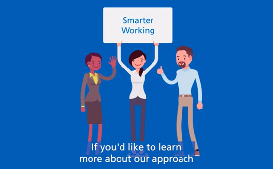 Screenshot from Smarter Working Policy Video 