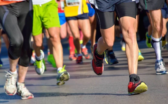 General image of runners taking place in a race