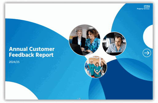 Cover of annual customer feedback report