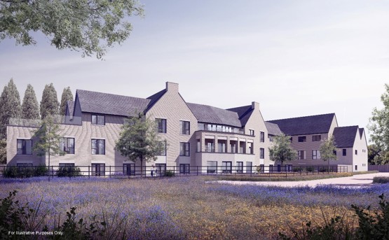CGI of the planned care home development, provided by Torsion Care Ltd