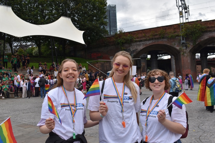 NHSPS march In Manchester pride parade