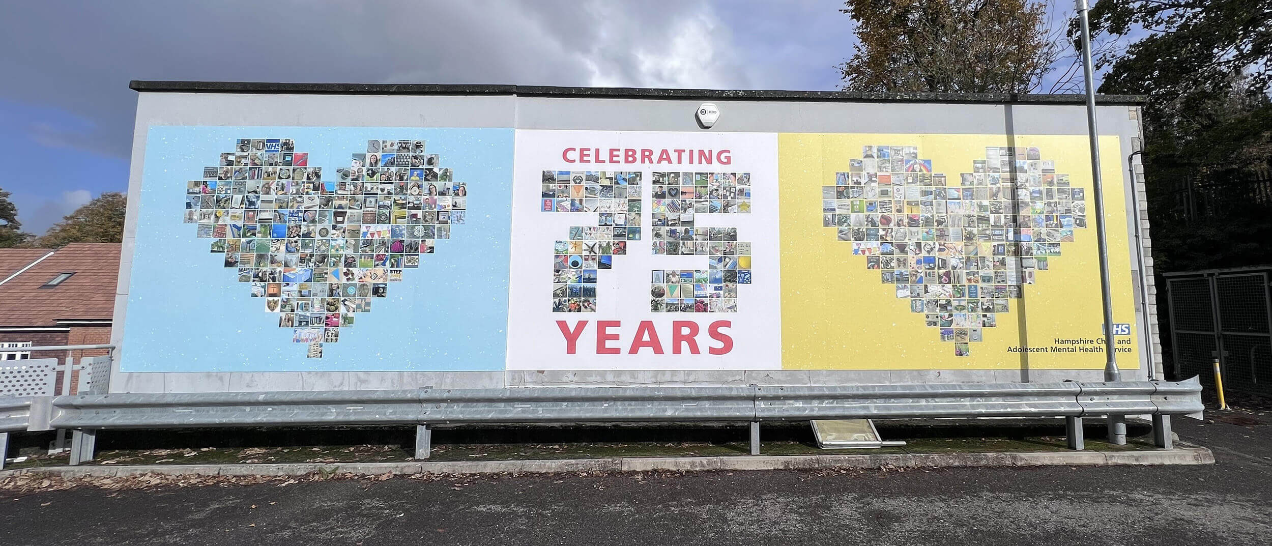 75 years on NHS anniversary billboard