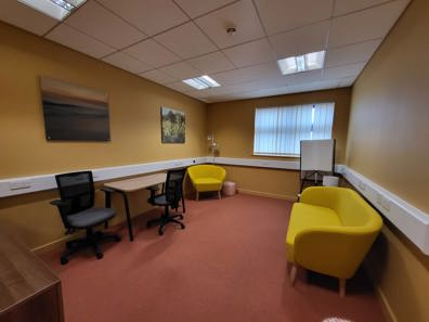 Flourish wellbeing hub yellow room