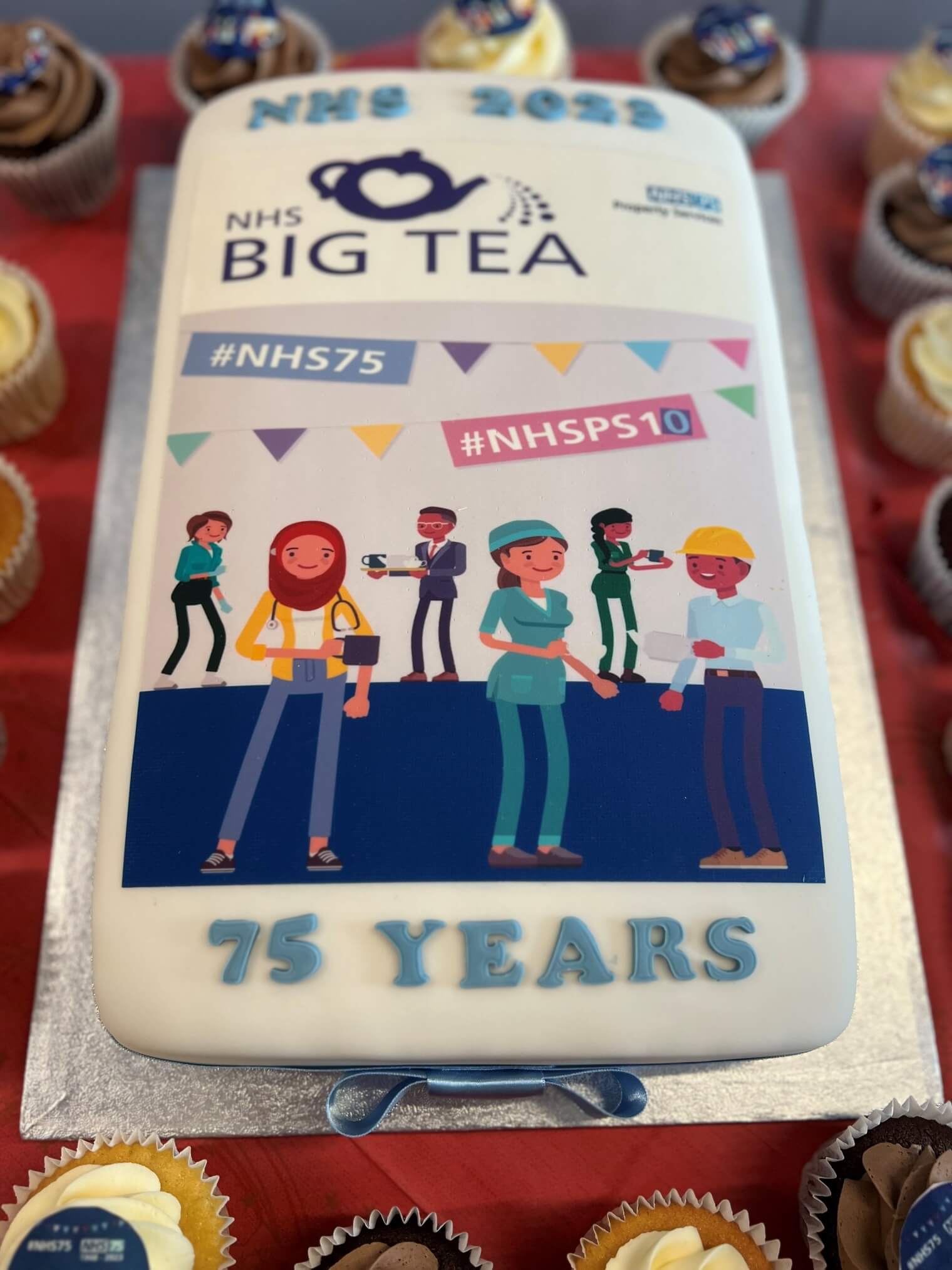 NHSPS joins the annual NHS Big Tea event at Johnson Community Hospital in Pinchbeck, Lincolnshire